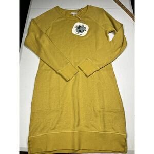 Toad and Co. Golden Epiq Long Sleeve Hemp Cotton Oversized Lagenlook Dress S NWT